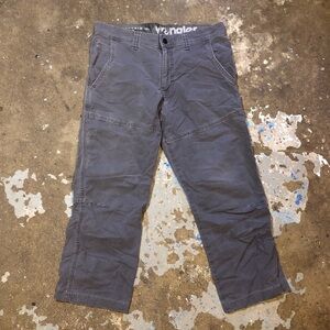 Wrangler Gray Cargo Pants Straight Leg